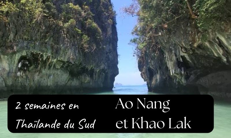 3ème voyage en Février Thaïlande du sud: Ao Nang et Khaolak