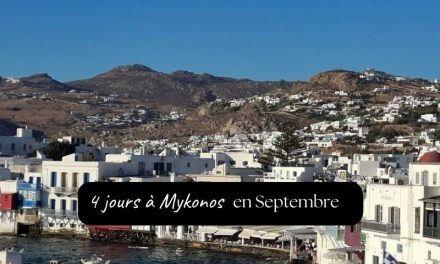 Que faire à Mykonos en 4 jours en septembre